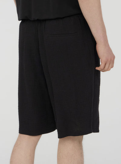 Pantaloncini in tessuto mosso morbido