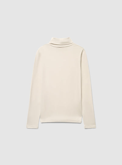 T-shirt a maniche lunghe con collo alto