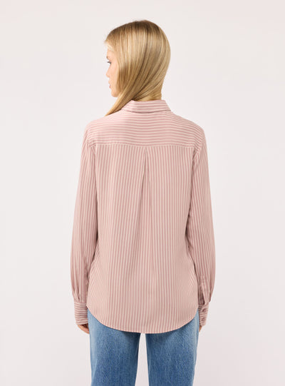 Camicia ampia a righe
