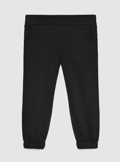 Long tracksuit trousers with elastic waistband and cuffs