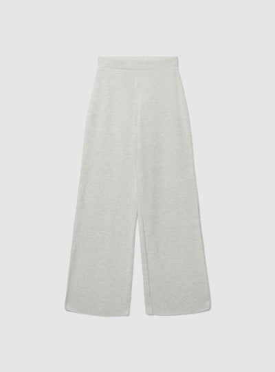 Pantaloni wide leg a tinta unita