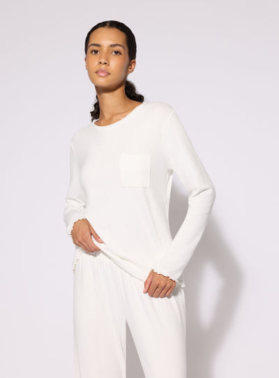 Set pigiama con maglia a maniche lunghe e pantaloni lunghi