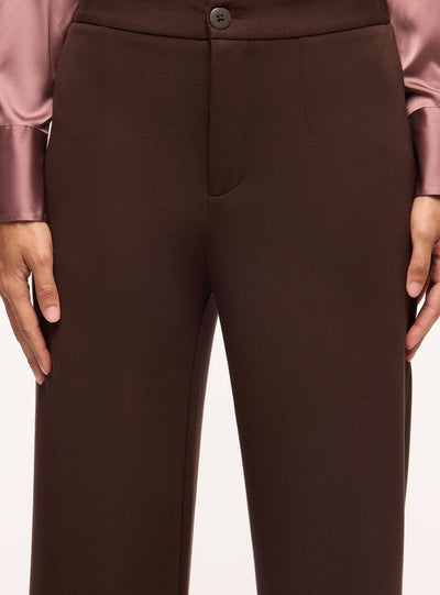 Pantaloni wide leg tinta unita