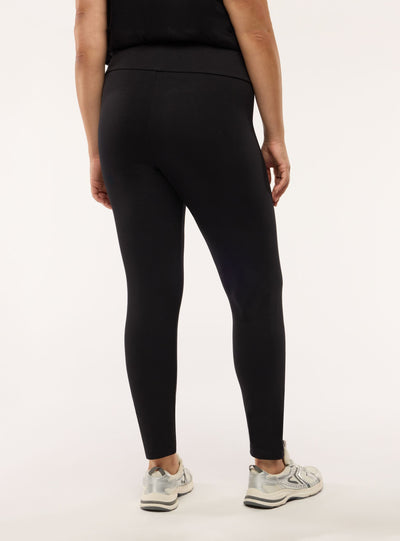 Leggings lunghi a tinta unita
