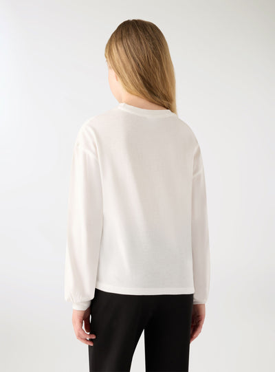 T-shirt a maniche lunghe con stampa Kuromi®