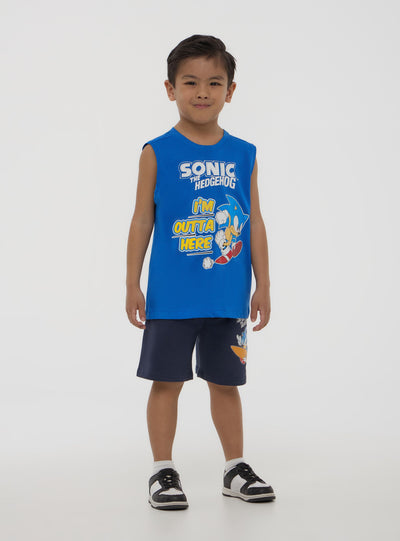 Canotta con stampa Sonic®