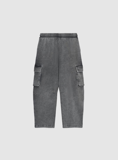 Pantaloni tuta cargo balloon con coulisse