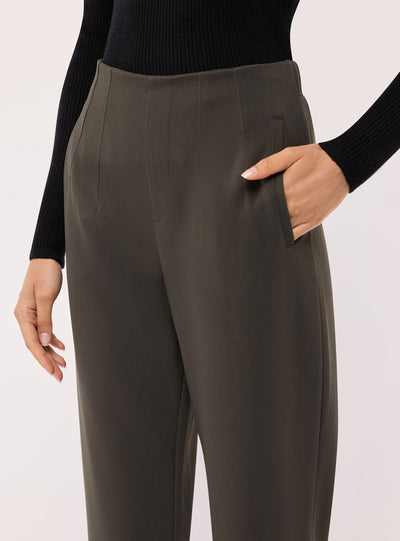 Pantaloni chinos morbidi a tinta unita