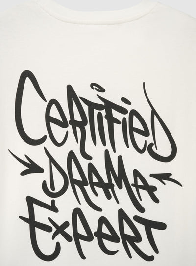 T-shirt ampia con stampa graffiti