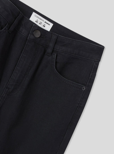 Jeans vita alta a zampa