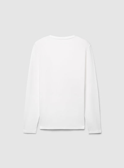 T-shirt manica lunga a tinta unita