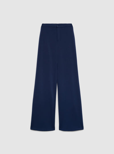 Pantaloni wide leg tinta unita