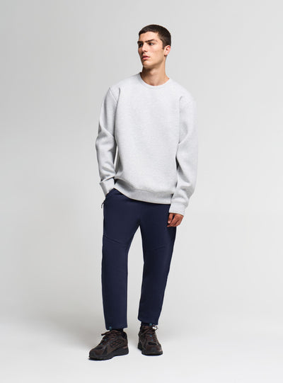 Pantaloni tuta con zip e coulisse