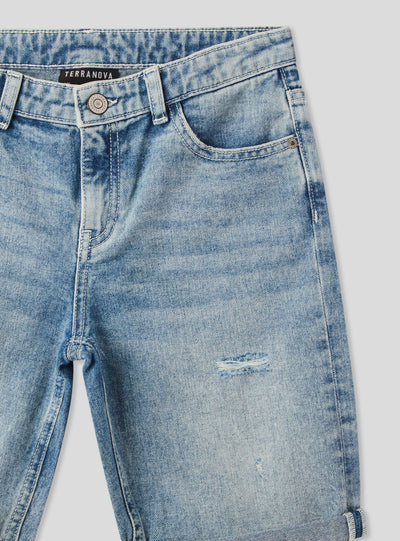 Shorts en denim déchirés