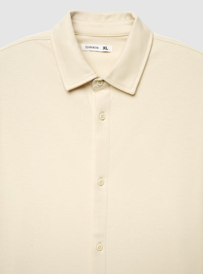Camicia in jersey a tinta unita