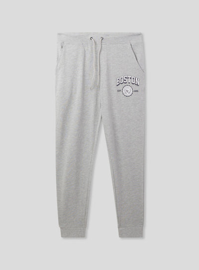 Pantaloni tuta con coulisse e stampa
