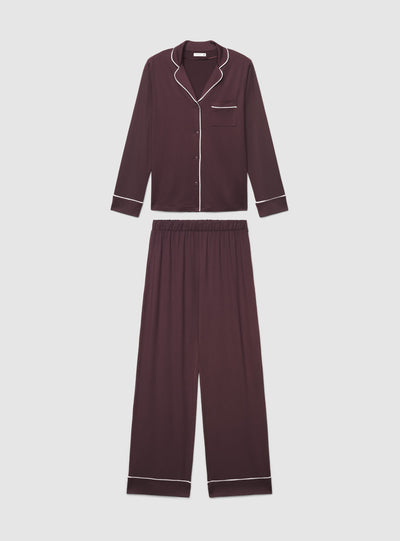 Set pigiama con camicia e pantaloni lunghi