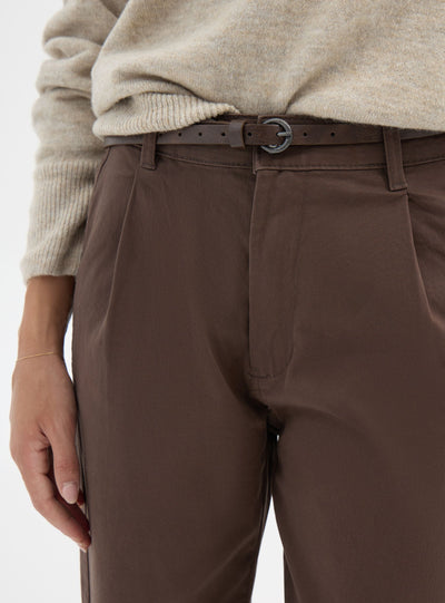 Balloon trousers with belt