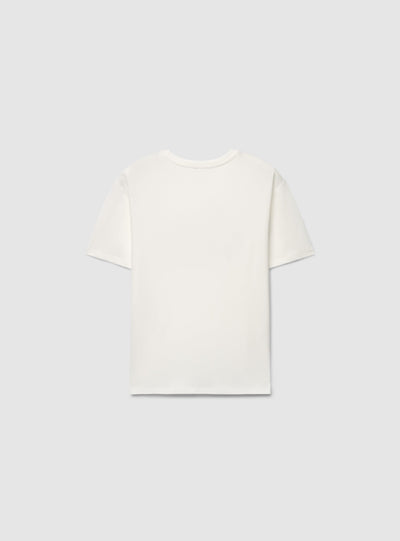 T-shirt ampia con stampa lettering
