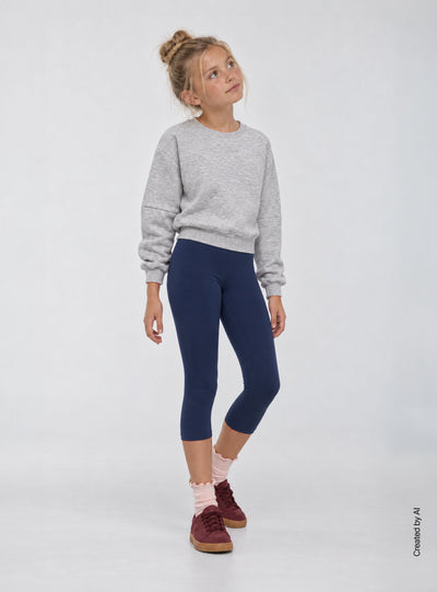Pack 2 leggings 3/4 tinta unita