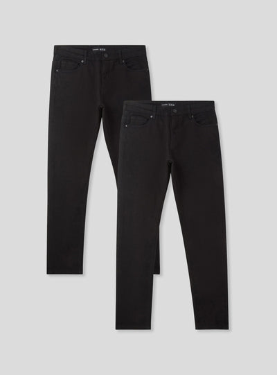Pack 2 pantaloni skinny 5 tasche