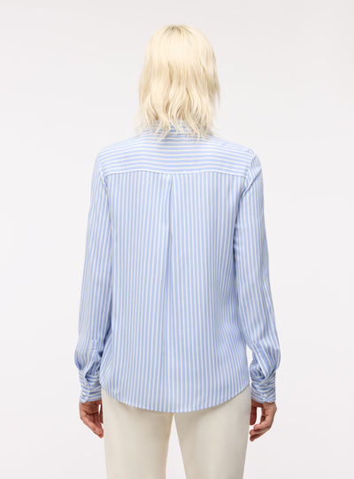 Camicia ampia a righe