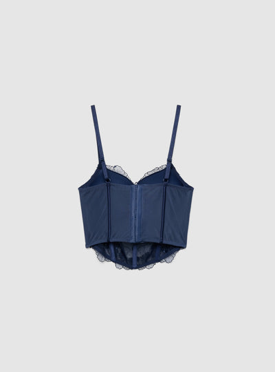 Corsetto tulle e paillettes