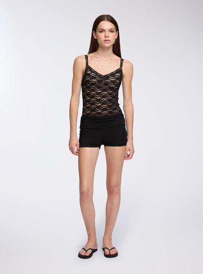 Culotte visokog struka s preklopom
