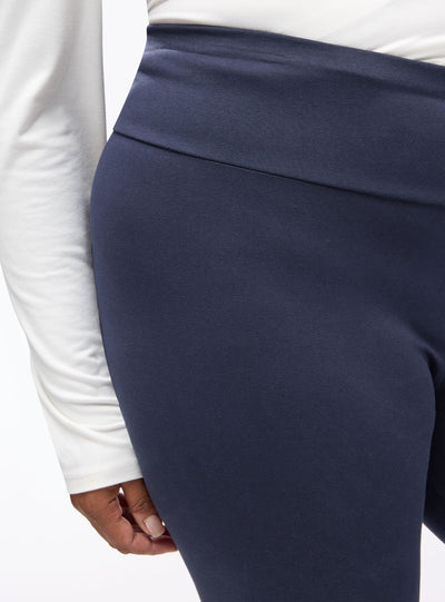 Leggings lunghi a tinta unita