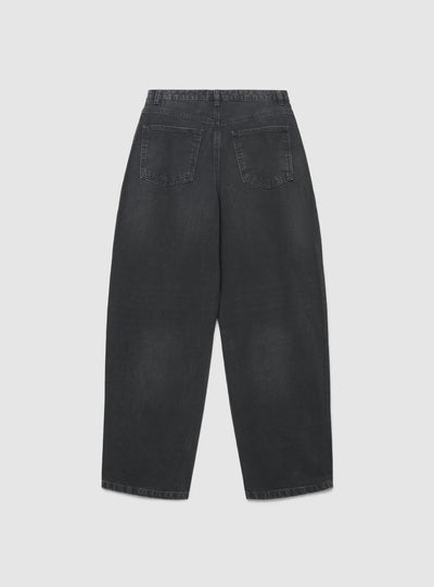 Jeans baggy a vita alta