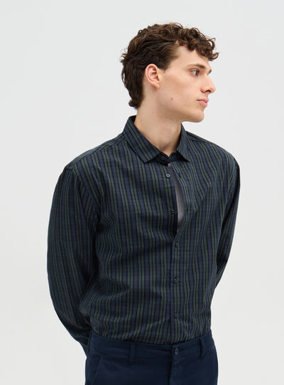 Camicia regular a quadri