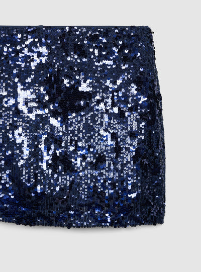 Skort con paillettes