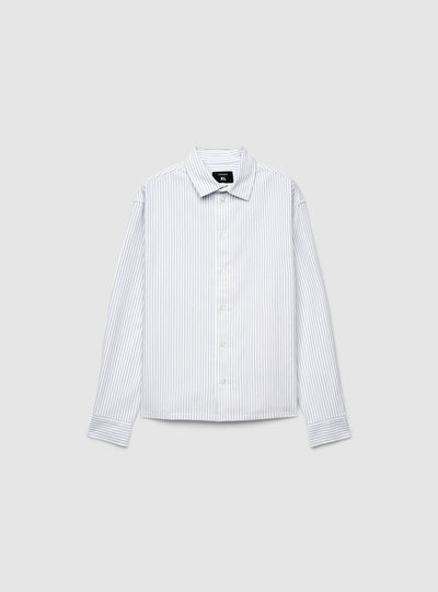 Camicia a righe con colletto