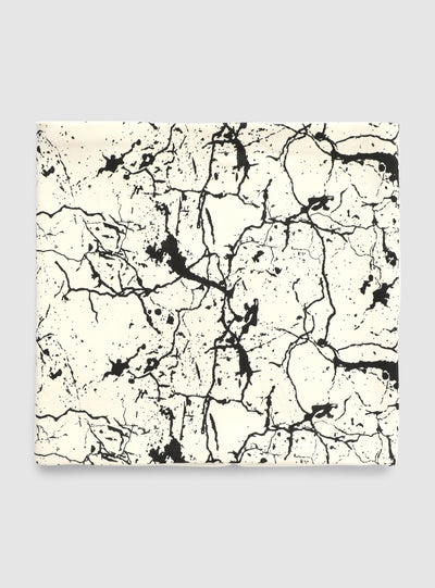 Scaldacollo con stampa marmorizzata