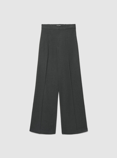 Pantaloni wide leg effetto mélange