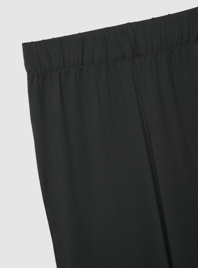 Pantaloni pigiama wide leg a tinta unita