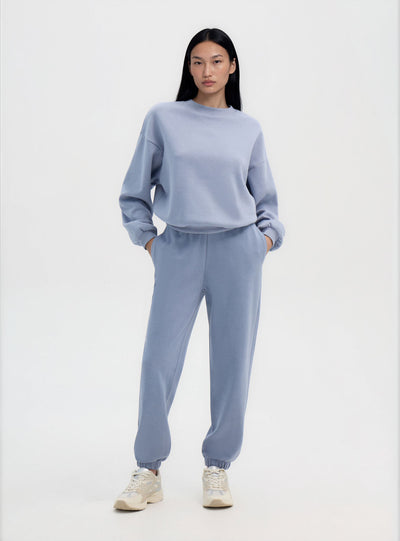 Long high-waisted sweatpants