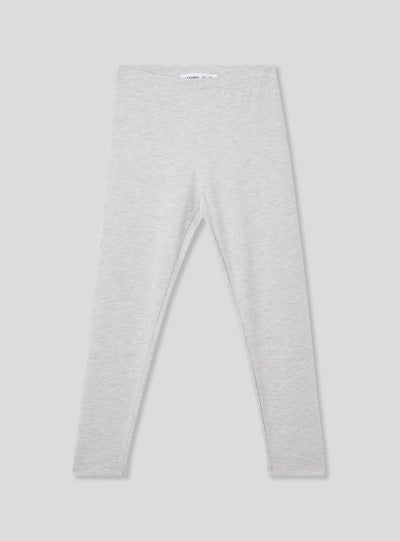 Solid colour stretch jersey leggings