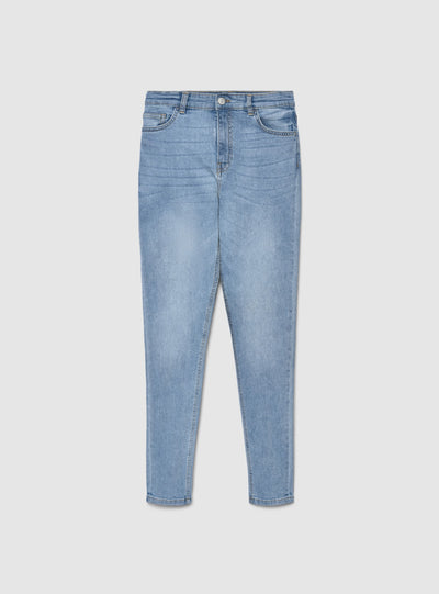 Jeans skinny a tinta unita
