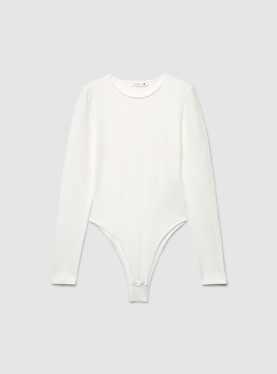 T-shirt body a maniche lunghe tinta unita