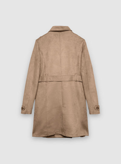 Trench medio con cintura