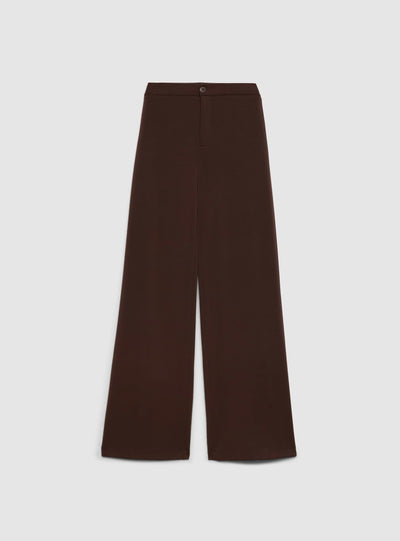 Pantaloni wide leg tinta unita