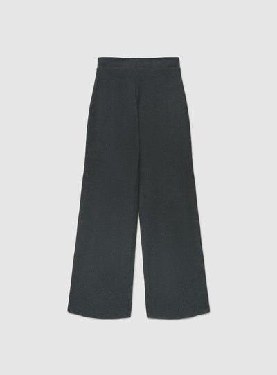 Pantaloni wide leg a tinta unita