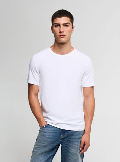 T-shirt aderente a tinta unita