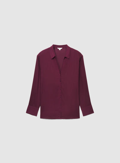 Camicia a tinta unita