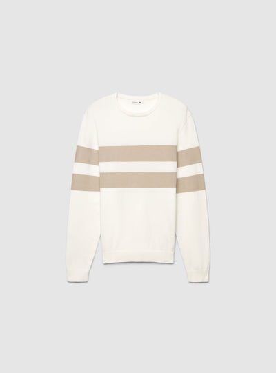 Maglia girocollo a righe