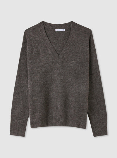 Maglia morbida con scollo a V
