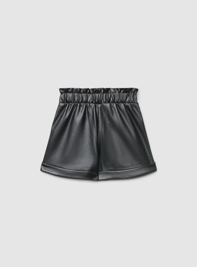 Shorts paperbag con cintura annodata