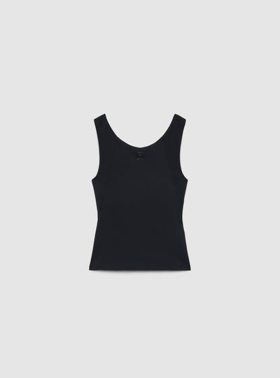 Top sportivo active con scollo a V