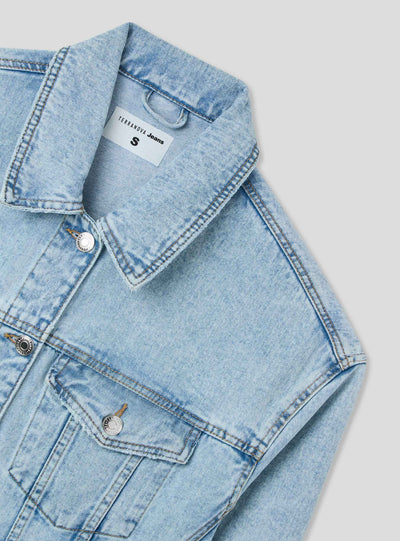 Giacca over in denim